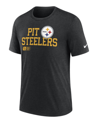 Мужская футболка Pittsburgh Steelers Overlap Lockup Nike NFL