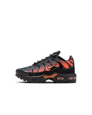 Nike Air Max Plus sneaker Zwart/Zwart/Total Orange