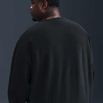 Nike Solo Swoosh Fleece-Rundhalsshirt für Herren