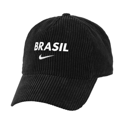 Gorra de fútbol Nike de pana Brazil