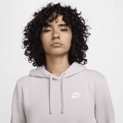 Sudadera con gorro sin cierre para mujer Nike Sportswear Club Fleece