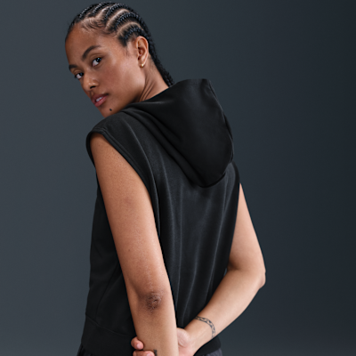 Nike Sportswear Chill Terry Fransız Havlu Kumaşı Kısa Kollu Crop Kadın Kapüşonlu Üstü