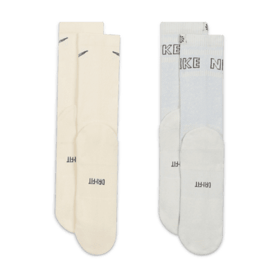 Nike Everyday Plus Cushioned Crew Socks (2 Pairs)