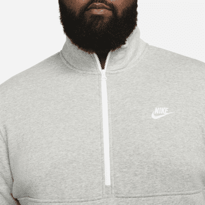 Nike Sportswear Club Men's Brushed-Back 1/2-Zip Pullover