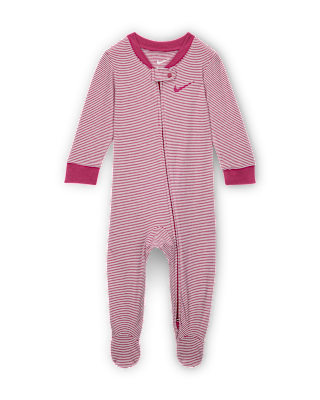 Детские  Nike Baby (0-9M) Striped Footed Coverall