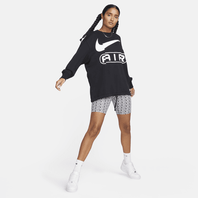 Nike Air Women's Over-Oversized Crew-Neck French Terry Sweatshirt