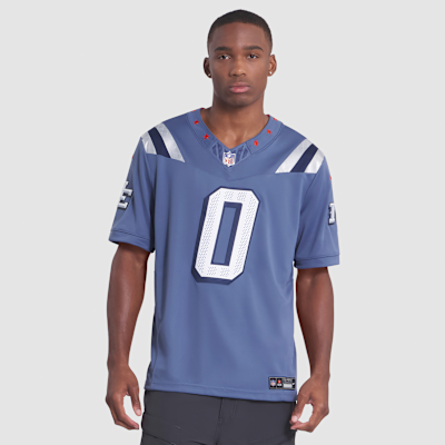 Christian Gonzalez New England Patriots Rivalries Collection Men's Nike Dri-FIT NFL Limited Jersey