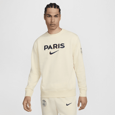 Paris Saint-Germain Club Nike Fußball-Sweatshirt aus French-Terry mit Rundhalsausschnitt (Herren)