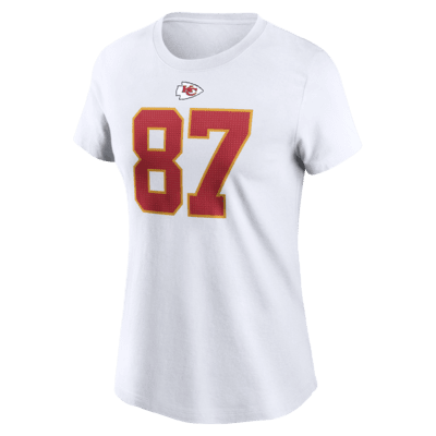 Женская футболка Travis Kelce Kansas City Chiefs