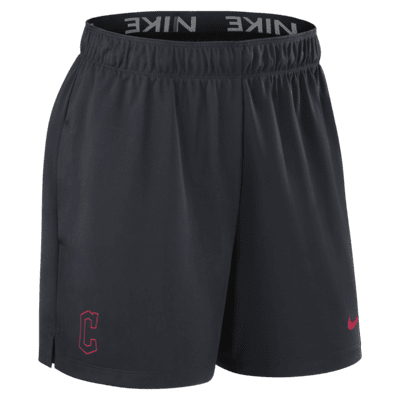 Shorts de la MLB Nike Dri-FIT para mujer Cleveland Guardians Authentic ...