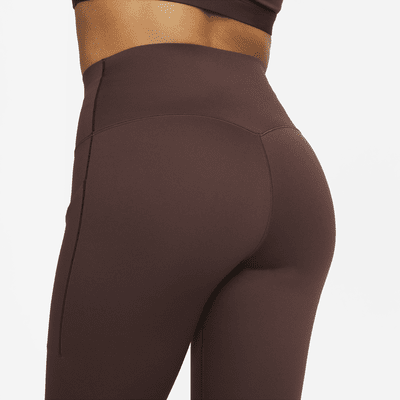 Leggings de largo completo y tiro alto de media sujeción con bolsillos para mujer Nike Universa