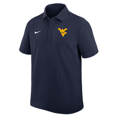 Polo universitario Nike Dri-FIT para hombre West Virginia