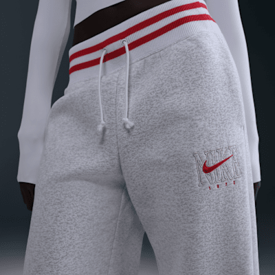 Nike Sportswear Phoenix Fleece Women's High-Waisted Wide-Leg Graphic Pants