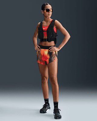 Short de running imprimé avec sous-short intégré Dri-FIT ADV Nike AeroSwift pour femme