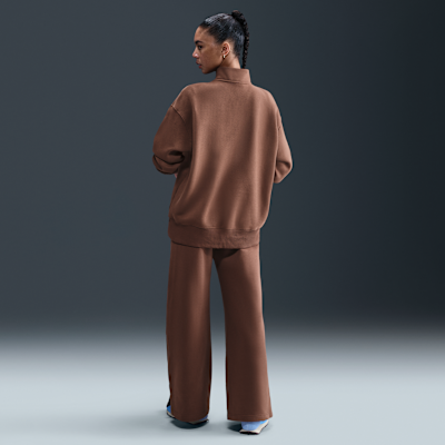 Nike Sportswear Phoenix Fleece Women's High-Waisted Wide-Leg Tracksuit Bottoms