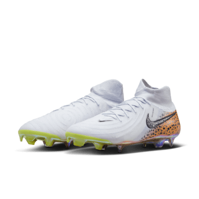 Chaussure de foot montante à crampons FG Nike Phantom Luna 2 Elite Electric