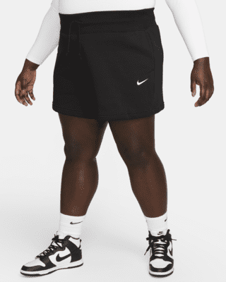 Женские шорты Nike Sportswear Phoenix Fleece High-Waisted Loose Shorts (Plus Size)