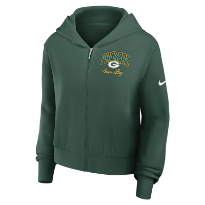 Green Bay Packers Primetime Women's Nike NFL Full-Zip Hoodie from Nike - $90