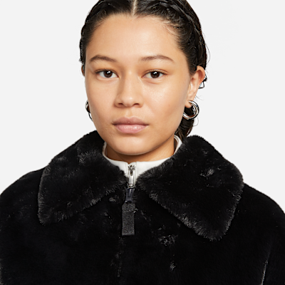 nike fur coat