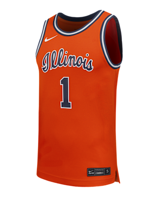 Мужские джерси Illinois Fighting Basketball Nike College Replica Jersey для баскетбола