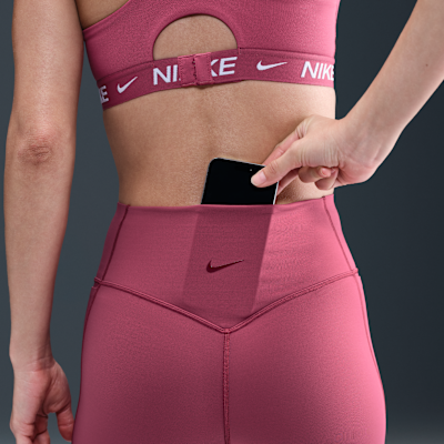 Damskie kolarki z wysokim stanem bez przedniego szwu 20,5 cm Nike Universa