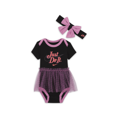 Nike Swooshfetti Baby (0–9M) 2-Piece Tutu Bodysuit Boxed Set