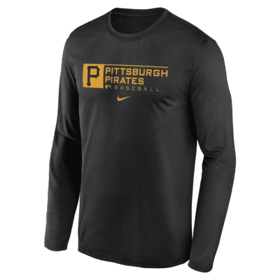 Nike Dri-FIT Team (MLB Pittsburgh Pirates) Men's Long-Sleeve T-Shirt