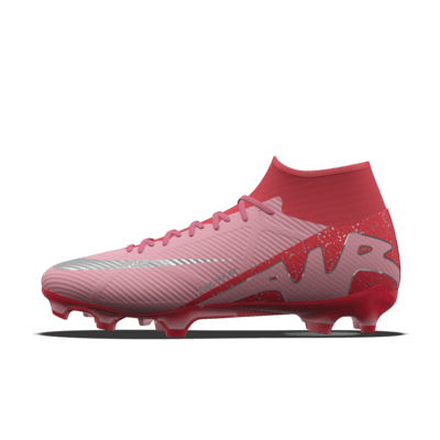 pink sock with nike mercurial superfly