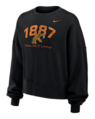 Женский свитшот Nike College Phoenix Fleece (Florida A&M University) Crew-Neck