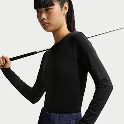 Nike Golf Club Dri-FIT UV Uzun Kollu Kadın Golf Üstü görsel 3