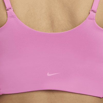 Bra deportivo de baja sujeción de talle largo con forro ligero para mujer Nike One Convertible