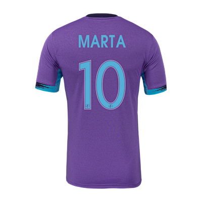 Marta Vieira da Silva Orlando Pride 2025 Stadium Away Men's Nike Dri-FIT NWSL Replica Jersey