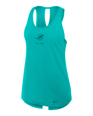Женские  Miami Dolphins Established Nike Dri-FIT NFL Tank Top