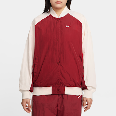 나이키 스포츠웨어 여성 오버사이즈 바시티 재킷
