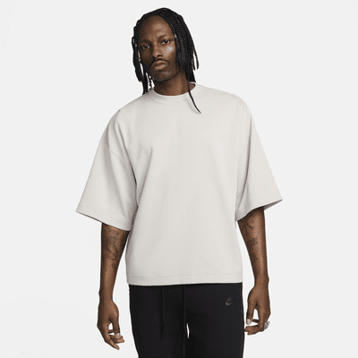 Sudadera de manga corta oversized para hombre Nike Sportswear Tech Fleece Reimagined