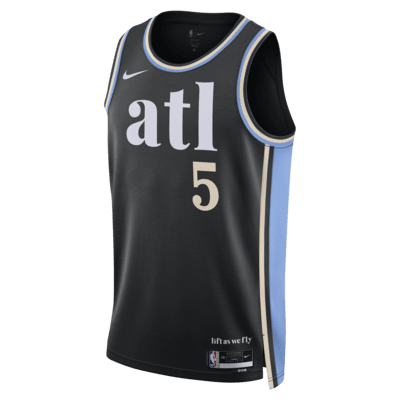 Jersey Nike Dri-FIT Swingman de la NBA para hombre Dejounte Murray Atlanta Hawks City Edition 2023/24