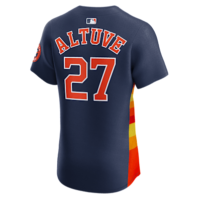 Jose Altuve Houston Astros Men's Nike Dri-FIT ADV MLB Elite Jersey