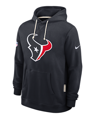 Мужское худи Houston Texans Initial Home Sideline Nike Dri-FIT NFL Pullover Hoodie