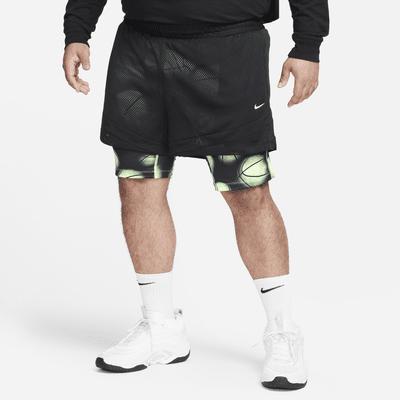 Shorts de básquetbol Dri-FIT de 10 cm 2 en 1 para hombre Ja