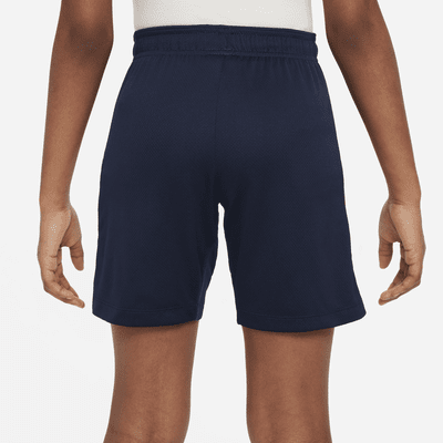 Shorts de futbol de la selección nacional masculina de Estados Unidos Strike de tejido Knit Nike Dri-FIT para niños talla grande