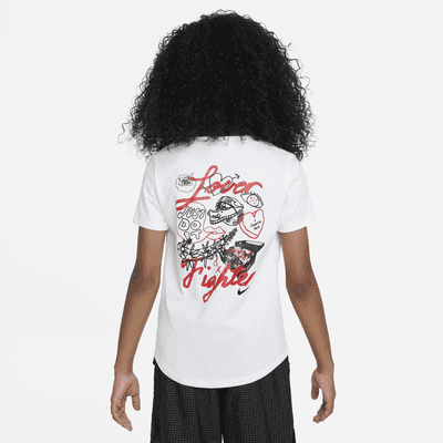 เสื้อยืดคอคว้านเด็กโต Nike Sportswear (หญิง)