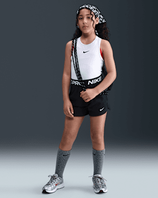 Детские шорты Nike Pro Fleece Big Kids' (Girls') Dri-FIT Shorts