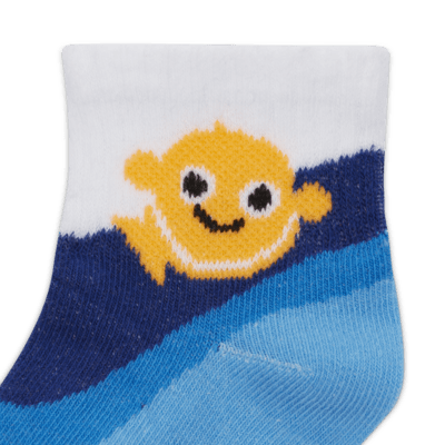 Nike Coral Reef Infant Socks (6 Pairs) Baby Socks