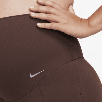 Leggings de maternidad de tiro alto de 7/8 de baja sujeción con bolsillos para mujer Nike Zenvy (M)