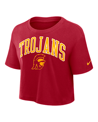 Женская футболка USC Athletic Prep Arch Nike Dri-FIT College Cropped