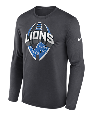 Мужская футболка Detroit Lions Legend Icon Nike Dri-FIT NFL Long-Sleeve