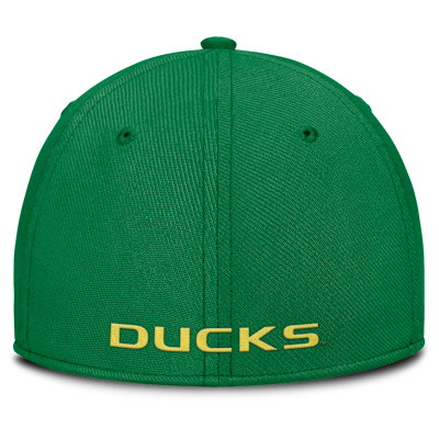 Gorra universitaria Nike Dri-FIT para hombre Oregon On-Field Rise Swoosh