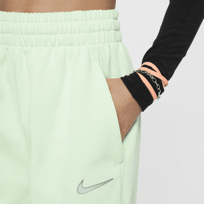 Joggers de tejido Fleece Dri-FIT holgados para niña talla grande Nike Sportswear