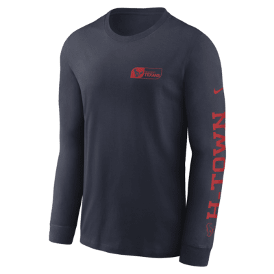 Houston Texans All Out Men's Nike NFL Long-Sleeve T-Shirt