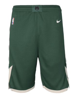 Подростковые шорты Milwaukee Bucks Icon Edition Big Kids' Nike Dri-FIT NBA Swingman Shorts